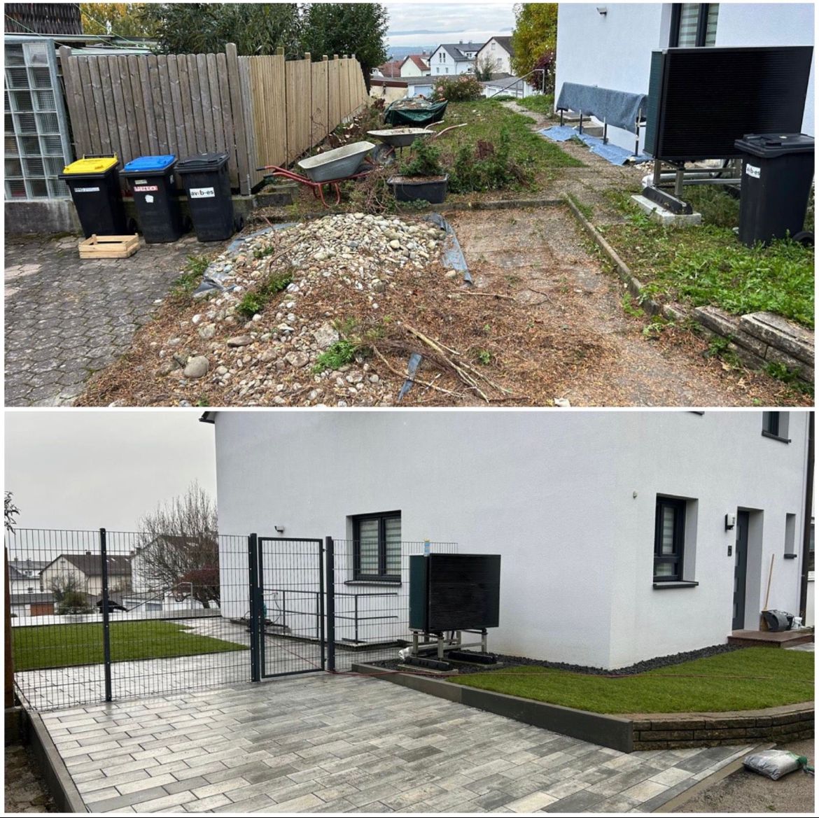 Pflasterarbeiten – Einfahrt aus Pflastersteinen